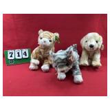 (3) XL Beanie Babies