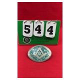 Vintage Navajo Nickel & Silver Belt Buckle