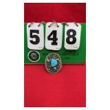 Vintage Navajo Sterling Silver Women's Belt Buckle