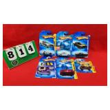 (6) Hot Wheels 1:64 Diecast Metal Cars NIP