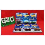 (6) Hot Wheels 1:64 Diecast Metal Cars NIP