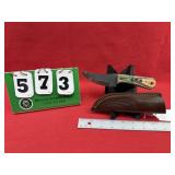 Hand Forged File Skinning Knife