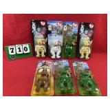 (7) Beanie Babies