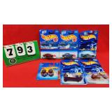 (6) Hot Wheels 1:64 Diecast Metal Cars NIP