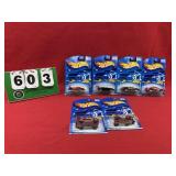 (6) Hot Wheels 1:64 Diecast Metal Cars NIP