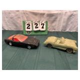 Two Corvette Toy Cars