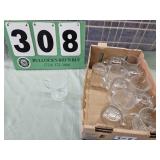 Beautiful Flower Glass Cups