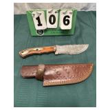 Hand Forged Damascus Survival Knife