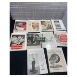 (10) Retail Vintage Advertisements Medical or TV