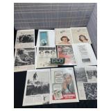 (10) Retail Vintage Advertisements Medical or TV