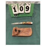 Hand Forged Damascus Pocket Knife