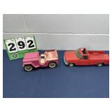 Large Metal Toy Cars, Tonka