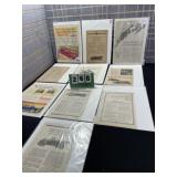 (10) Retail Vintage Advertisements Hudson