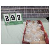 Glass Ice Cream Bowls With Grape