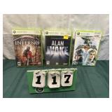(3) Xbox 360 Games Lot