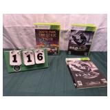 (3) Xbox 360 Games Lot