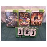 (3) Xbox 360 Games Lot