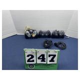 Assorted video game controllers