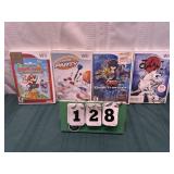 (4) Nintendo Wii Games Lot