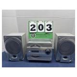 Sanyo Disc Playing System With Speakers