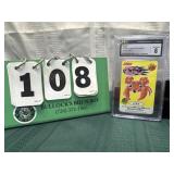 Graded Pokemon Paras Battle Seal 1999