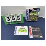Gameboy Game Box Follow The Foot Clan Teenage Muta