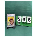 Graded 1954 Ted Kazanski Baseball Card
