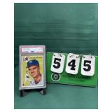 Graded 1954 Johnny Sain Baseball Card