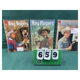 (3) 10 Cent Roy Rogers Comic Books