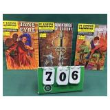 (3) Classics Illustrated Books