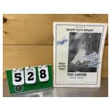 Tom Lasorda Autographed Book