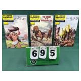 (3) Classics Illustrated Books