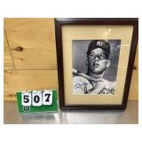 Mickey Mantle Autograph Photo