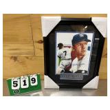 Mickey Mantle Autograph Photo Coa