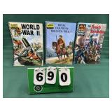 (3) Classics Illustrated Books