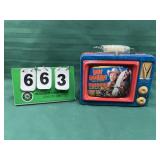 Roy Rogers  Metal TV Lunch Box