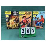 (3) Classics Illustrated Books