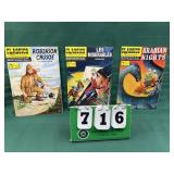 (3) Classics Illustrated Books