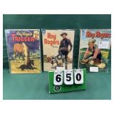 (3) 10 Cent Roy Rogers Comic Books