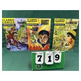 (3) Classics Illustrated Books