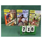 (3) Classics Illustrated Books
