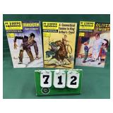 (3) Classics Illustrated Books
