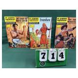 (3) Classics Illustrated Books