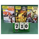 (3) Classics Illustrated Books