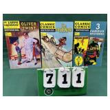 (3) Classics Illustrated Books