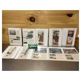 (10) Retail Vintage Advertisements Motor Oil Lot 1