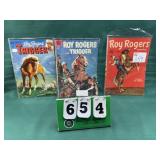 (3) 10 Cent Roy Rogers Comic Books