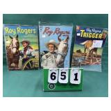 (3) 10 Cent Roy Rogers Comic Books