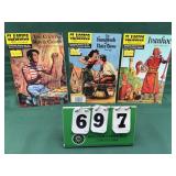 (3) Classics Illustrated Books