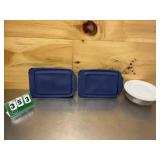 (3) Glass Pyrex Kitchenware